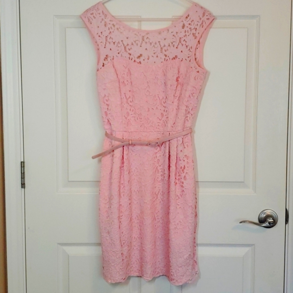 White House Black Market Belted Dress